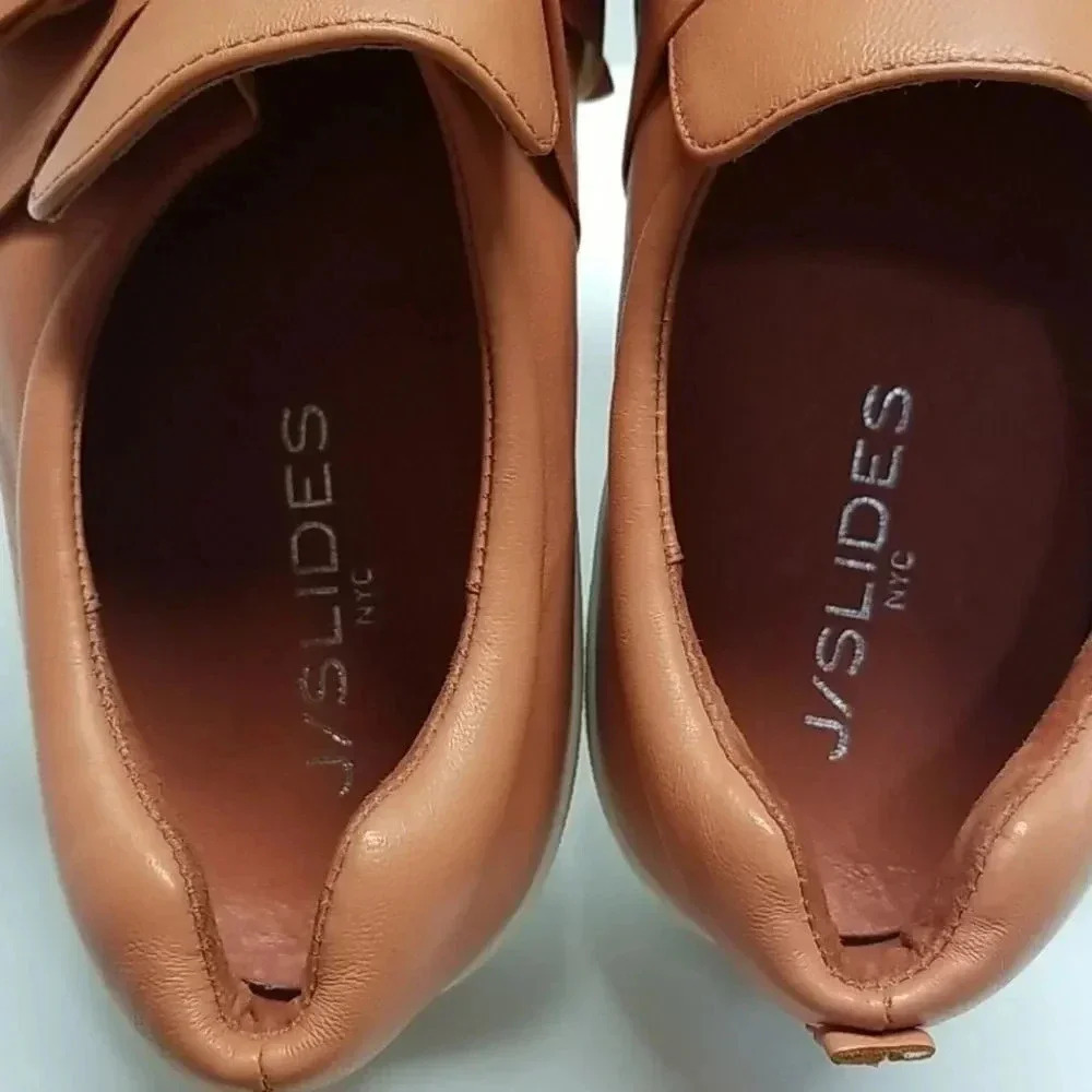 {J/SLIDES NYC} Beauty Bow Sneakersin Coral Pink Slip-on Loafers - Picture 7 of 15